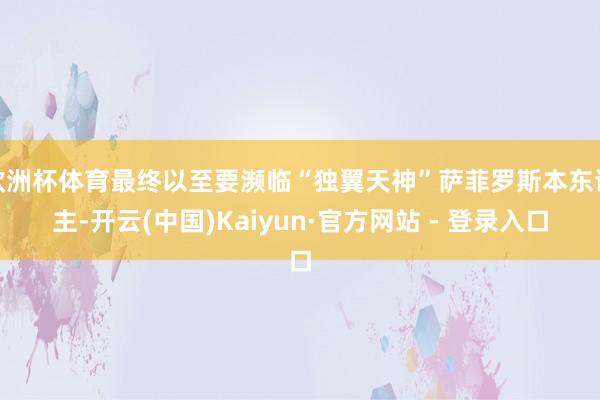 欧洲杯体育最终以至要濒临“独翼天神”萨菲罗斯本东谈主-开云(中国)Kaiyun·官方网站 - 登录入口